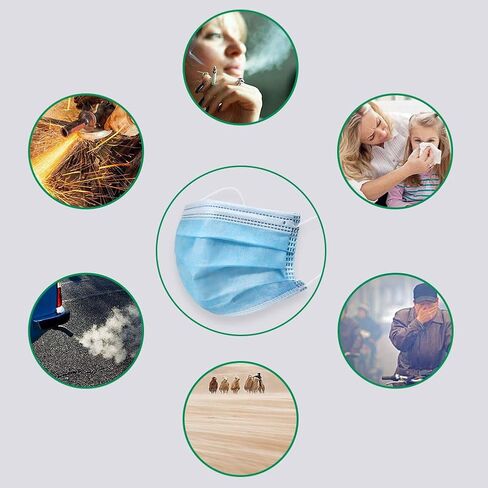 bigox Face Mask Disposable Earloop Blue 50Pcs in Saudi Arabia