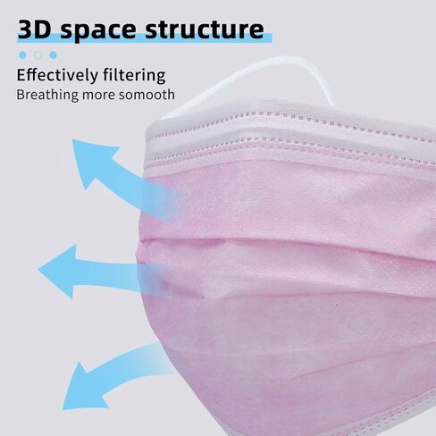 bigox Face Mask Disposable Earloop Blue 50Pcs in Saudi Arabia