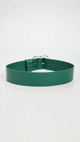 Lizzie Fortunato Women's Florence Belt In Dark Emerald in Kuwait