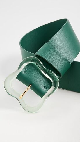 Lizzie Fortunato Women's Florence Belt In Dark Emerald in Kuwait