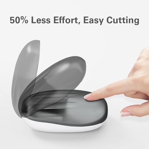 cocoduck Pill Cutter بدقة، فاصل حبوب منع الحمل لالتهاب المفاصل، قاطع حبوب منع الحمل للحبوب الصغيرة والحبوب الكبيرة، قاطع حبوب منع الحمل يقطع بشكل نظيف، قواطع حبوب منع الحمل للحبوب الصغيرة أو الكبيرة الاحترافية (أسود) in Kuwait