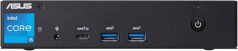 ASUS PL63 Mini Business Desktop, Intel Core i5-1135G7, 8GB RAM, 512GB PCIe SSD, RJ-45, Display Port, HDMI, Wi-Fi, Windows 11 Pro, Black (Renewed) in Saudi Arabia