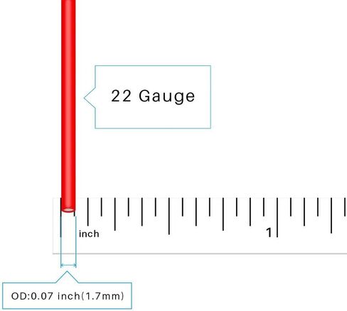 BNTECHGO بكرة سلك سيليكون مقاس 22، أحمر 25 قدم وأسود 25 قدم مرن 22 AWG سلك نحاسي معلب in Saudi Arabia
