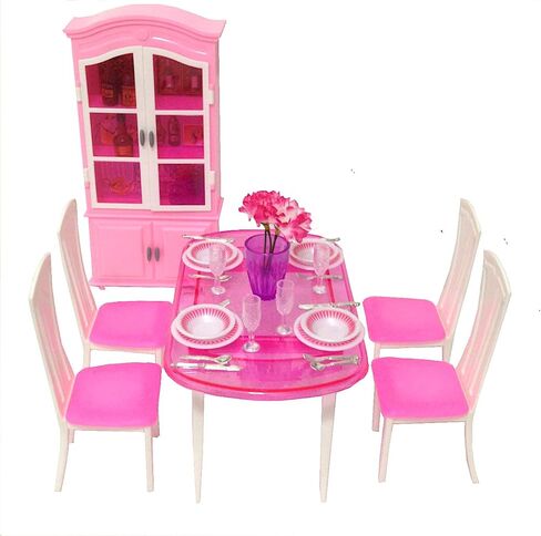 Irra Bay Dollhouse Furniture (Dinning Set with Show CASE) in Kuwait