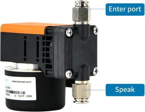 Kamoer KLZP6 8 لتر/دقيقة مضخة تفريغ عالية التدفق 12 فولت محرك بدون فرشاة مضخة هواء دقيقة عالية الضغط الإيجابي مضخة الحجاب الحاجز مضخة شفط 10000 ساعة + مدى الحياة in Kuwait