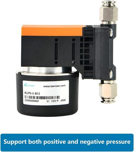 Kamoer KLZP6 8 لتر/دقيقة مضخة تفريغ عالية التدفق 12 فولت محرك بدون فرشاة مضخة هواء دقيقة عالية الضغط الإيجابي مضخة الحجاب الحاجز مضخة شفط 10000 ساعة + مدى الحياة in Kuwait