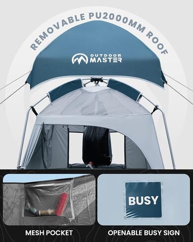 OutdoorMaster Privacy Shower Tent Changing Room Camp Toilet Shelter for Camping & Beach in Saudi Arabia