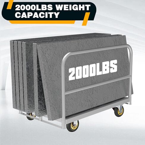 عربة لوحة، عربة مسطحة شديدة التحمل مع عجلة دوارة 5 بوصات بسعة 2000 رطل، عربة مرتبة من الخشب الجاف تنقل الأحمال الثقيلة بسهولة وكفاءة، قطعتان من الأشرطة لشاحنات المنصات in Kuwait