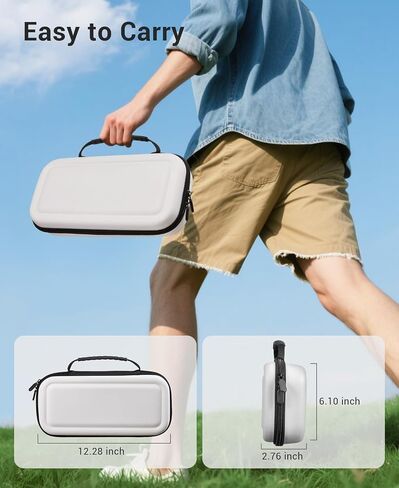 Cobak Hard Carrying Shell Case لـ PlayStation Portal Player عن بُعد -مع غطاء الحماية على الشاشة ، حقيبة تخزين الملحقات وقذيفة صلبة للحماية النهائية. in Kuwait