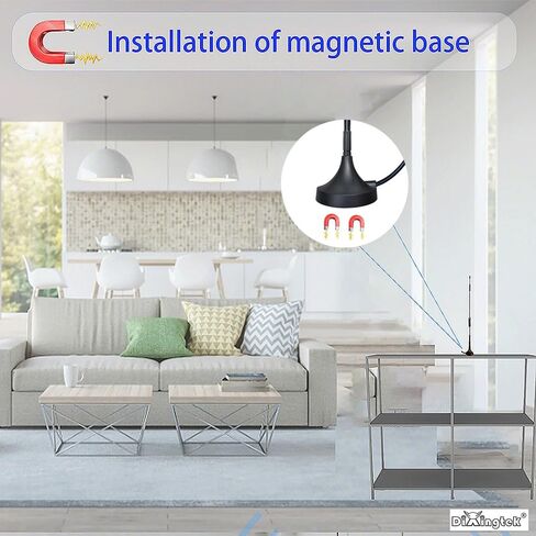 2pcs 10ft HF VHF UHF Magnetic Base BNC Male Amateur Radio Antenna Compatible with Police Scanner Two Way Mobile Scanner IoT Spring Antenna in Kuwait