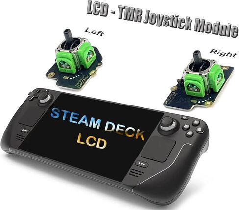 ElecGear TMR Joystick Module Replacement for Steam Deck LCD, PCB Assembly with MCU Calibration and TMR Hall Left/Right Control Stick Laptop PC Repair Part - (LCD Edition) in Saudi Arabia