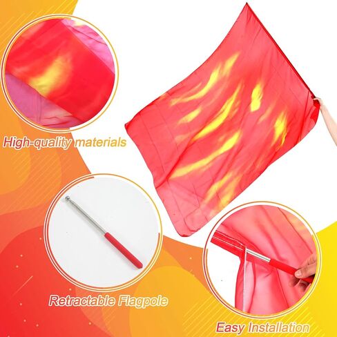 2 مجموعة 67 "× 43.3" المديح علامات عبادة مع قضيب مرن وايت حمامة العبادة النار العلم المديح أعلام الرقص عبادة جناح الملاك للفتيات البالغين الأداء كنيسة الرقص المبتدئين in Kuwait