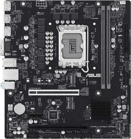 Prime H810MASUS Prime H810M-A-CSM Intel H810 LGA 1851 mATX Motherboard, 6+1+1+1 Discrete MOS, DDR5, PCIe 4.0, 2xM.2 Slots, Intel 1Gb Ethernet, DisplayPort, HDMI, USB 10Gbps,USB 5Gbps Type-C-A CSM in Saudi Arabia
