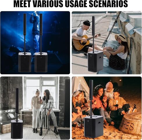 ： طلب مسبق ： تم تحديد موعد لإرساله في 8 سبتمبر】 Exoton Exoton S-1503 نظام صفيف الخط المحمول PA/DJ مع 15 بوصة مضخم الصوت ، 2000W نظام الصوت المهني والضغوط ، BT ، DSP ، حقيبة الحمل in Kuwait