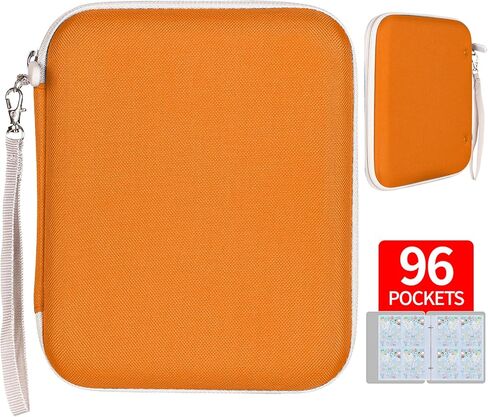 حامل البطاقات لبطاقات Yoto - 96 جيوبًا لـ Yoto Player & Mini Audiobook Cards & Soft Portable Folder مع ZIPPER لتنظيم وحماية بطاقة المشغل الخاصة بك مثل Pro (Blue) in Kuwait