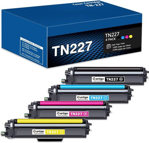 TN227 Black High Toner Toner Cartridge 1 Pack Pack Pack لـ TN-227 TN 227 متوافق مع الأخ HL-L3270CDW HL-L3230CDW HL-L3210CW HL-L3290CDW MFC-L3710CDW in Kuwait