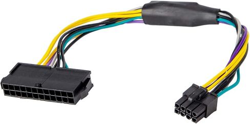 24 Pin to 6 Pin ATX PSU Adapter for Dell Motherboard, 6 Pin Motherboard Power Adapter Cable, for Dell Inspiron, Optiplex, Vostro 13.3inch (34cm) in Saudi Arabia