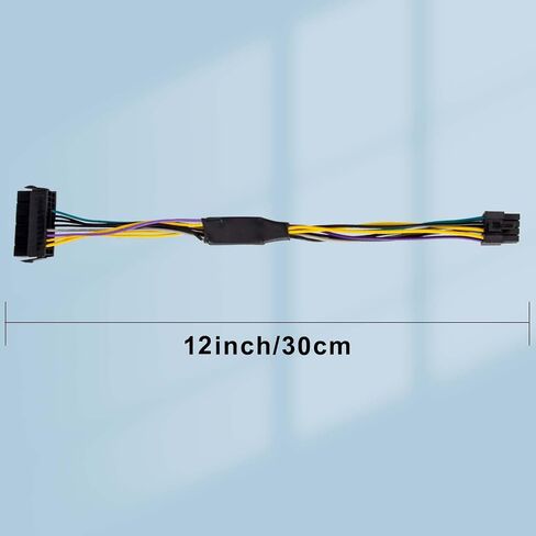 24 Pin to 6 Pin ATX PSU Adapter for Dell Motherboard, 6 Pin Motherboard Power Adapter Cable, for Dell Inspiron, Optiplex, Vostro 13.3inch (34cm) in Saudi Arabia