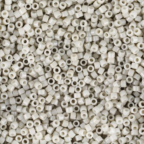 Miyuki Delica Seed Beads 11/0 Crystal White Ceylon DB231 7.2 Grams in Kuwait