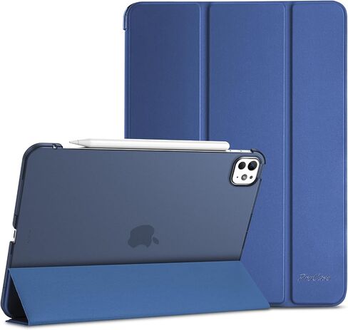 Procase Smart Case لـ iPad Pro 11 Inch (M4) 2024 (النموذج: A2836/A2837/A3006) ، غلاف الجهاز اللوحي الصلبة للرقابة الصلبة لـ iPad Pro 11 "5th Generation 2024 -Black in Saudi Arabia