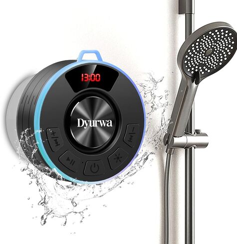 Bluetooth Shower Speaker, Portable Bluetooth Speaker with 360° HD Sound, RGB Lights in Saudi Arabia
