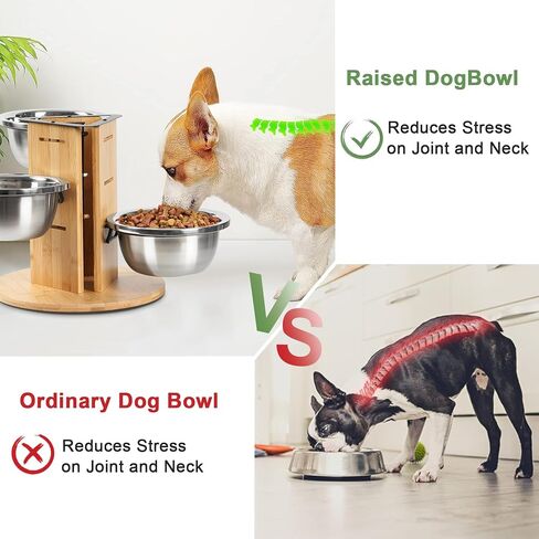 3 Pcs Stainless Steel Dog Bowls,Stainless Steel Metal Pet Bowls,3 Pack for Replacement Dog Bowl for Stand,Extra Large Metal Food and Water Dish Pet Bowls for Dogs, Raised Feeder(1400ml/48oz in Kuwait