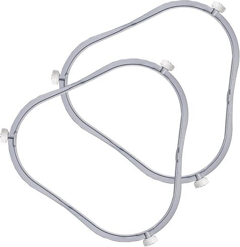 7.48 in W11252182 Microwave Turntable Ring Replacement for Whirlpool with Rollers 8206227 Microwave Glass Tray Support Holder for Whirlpool Microwave Inner Ring Accessories Parts in Kuwait