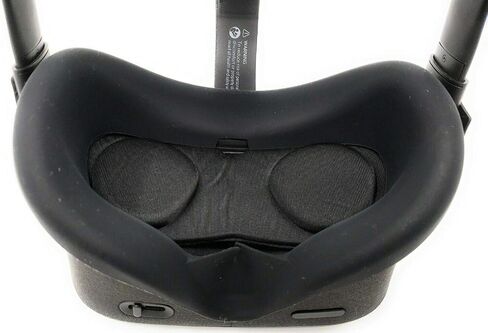 TNE Face Cushion & Controller Covers - Protective Gaming Case Compatible for Oculus Quest 1 - Silicone Mask, Grip Skin, Thumb Caps, Lens Pad, & Knuckle Strap Hand Grips - VR Headset Accessories (Blue) in Saudi Arabia
