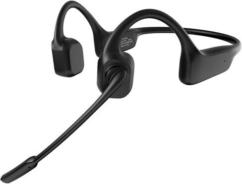 Bone Conduction Headphones, Wireless Bluetooth 5.3 Open-Ear Headphones with Mic, 10H Playtime Long Battery Life, Waterproof IPX6 Sport Headphones for Running, Cycling, Workout, Gift in Saudi Arabia