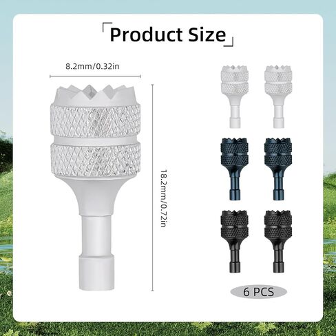 6 PCS عصي تحكم الطائرات بدون طيار ، عصي عصا التحكم في ألومنيوم قابلة للفصل عصي توافق مع DJI Mini 3 Pro/Mini 4 Pro/Air 3/Mavic 3 Pro RC & RC 2 الإكسسوارات البديلة (الفضة ، أسود ، أحمر) in Saudi Arabia