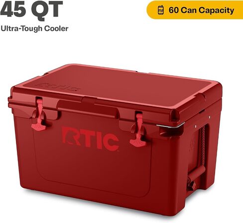 RTIC Ultra-Tough Cooler Hard Insulated Portable Ice Chest Box for Beach, Drink, Beverage, Camping, Picnic, Fishing, Boat, Barbecue in Saudi Arabia