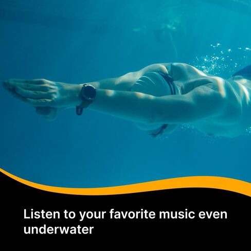 حزمة Sonr Music 2-in-1-مشغل موسيقى مفتوح تحت الماء للسباحين ونظارات السباحة المضادة لـ FOG (Blue) in Kuwait