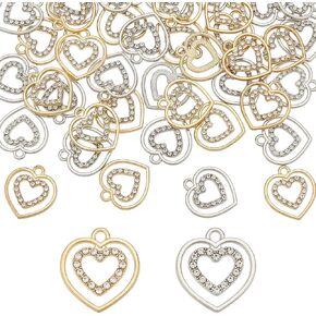 30PCS HEART HEARTHELS IRCMS REAL 18K GOLD GOLD HOLLOW HEARRAL SHARMS OPEN OPEN PENDANTS BELK LOVE LOVE DANGLE PENDANTS FORDENTIN in Kuwait