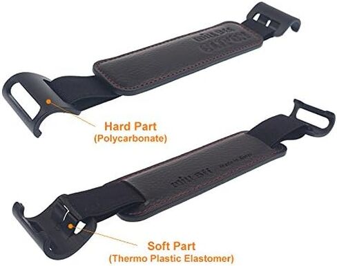 WiLLBee CLIPON Hand Pad Mini - Tablet e-Book Hand Strap Finger Grip Holder (Black, for 6.8-7 inch Device) in Saudi Arabia