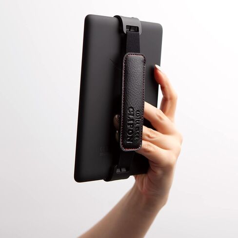 WiLLBee CLIPON Hand Pad Mini - Tablet e-Book Hand Strap Finger Grip Holder (Black, for 6.8-7 inch Device) in Saudi Arabia