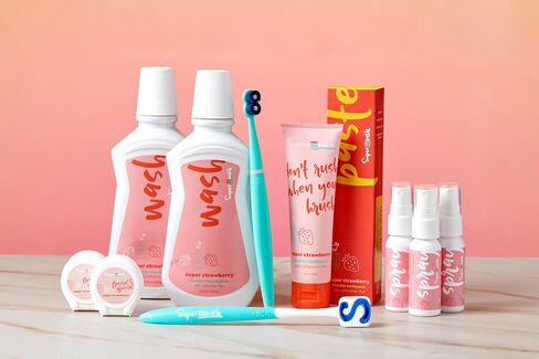 Fluoride Toothpaste - Adults & Kids, Fights Cavities, Whitens, Nano Hydroxyapatite, Dentist Developed, Safe Clean Ingredients, Gentle on Sensitive Teeth, Vitamins D3 & K2, 4 Tasty Flavors in Saudi Arabia