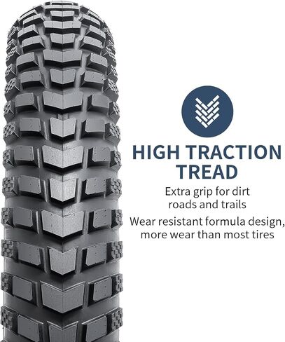 YUNSCM 1 PC 24" Fat E-Bike Tire 24 x 3.0/76-507 Compatible with 24x3.0 24X3 Fat E-Bike All-Terrain Directional Tread Bicycle Bike Tire (YN-1137) in Saudi Arabia