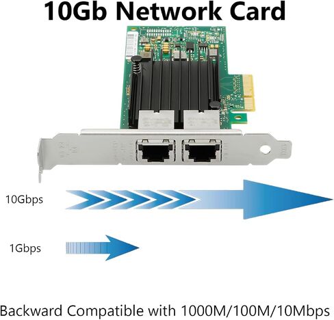 PCIe Network Card, 1Gb Ethernet Network Adapter, PCI Express X1, 10/100/1000Mbps RJ45 LAN Adapter Converter, with Intel I210 Chip for Windows/Windows Server/Linux in Saudi Arabia