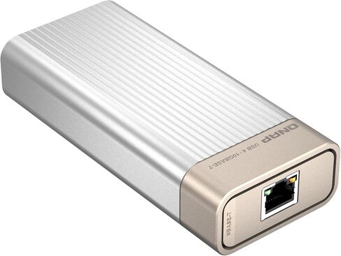 QNAP QNA-UC10G2T USB 4 Type-C إلى محول شبكة Dual-Port 10GBase-T RJ45 ، متوافق مع منافذ USB 4 و Thunderbolt 3/4 in Kuwait