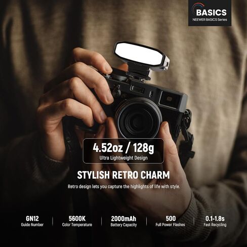 Neewer Z160 SE Camera Flash ، 20WS GN15 6000 ± 200k Speedlight ، دليل 1/1-1/128 Power & S1/S2 MODE 3.7V/1200MAH بطارية 650 CULL POWER STUDIO Light in Saudi Arabia