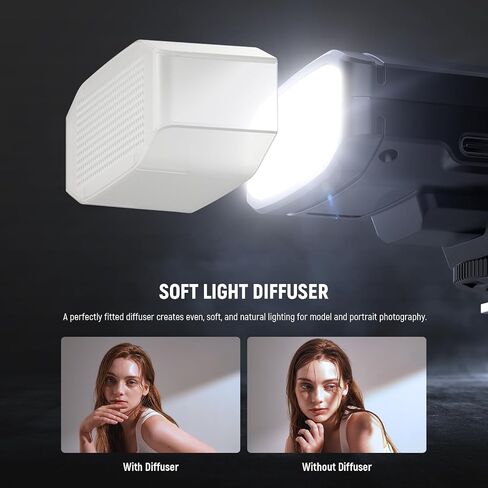 Neewer Z160 SE Camera Flash ، 20WS GN15 6000 ± 200k Speedlight ، دليل 1/1-1/128 Power & S1/S2 MODE 3.7V/1200MAH بطارية 650 CULL POWER STUDIO Light in Saudi Arabia