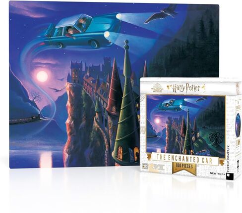 New York Puzzle Company - Harry Potter Diagon Alley Mini - 100 قطعة بانوراما لغز للبالغين من قبل ماري غرودبره in Saudi Arabia