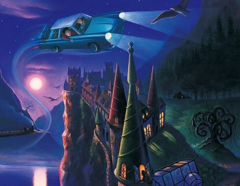 New York Puzzle Company - Harry Potter Diagon Alley Mini - 100 قطعة بانوراما لغز للبالغين من قبل ماري غرودبره in Saudi Arabia