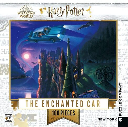 New York Puzzle Company - Harry Potter Diagon Alley Mini - 100 قطعة بانوراما لغز للبالغين من قبل ماري غرودبره in Saudi Arabia