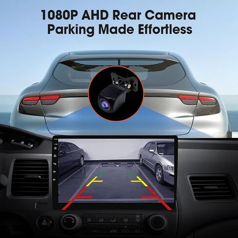 9 بوصة HD شاشة اللمس الراديو ستيريو سيارات ل Honda Civic 2001-2005 مع Carplay اللاسلكي و Android Auto ، مدمج في DSP/2G+64G/Bluetooth/GPS/WIFI/النسخ الاحتياطي كاميرا/ميكروفون in Kuwait