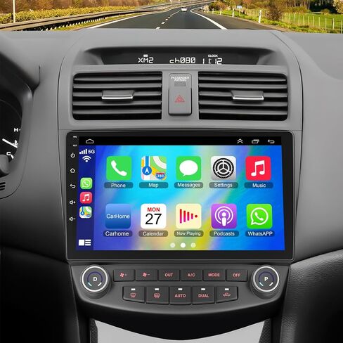 4+64 Android 13 for 2003-2007 Honda Accord Car Stereo ، 10.2 بوصة IPS Radio Screen Car Radio مع Carplay و Android Auto و DSP و Bluetooth و Backup Camera و DVR/TPMS in Kuwait