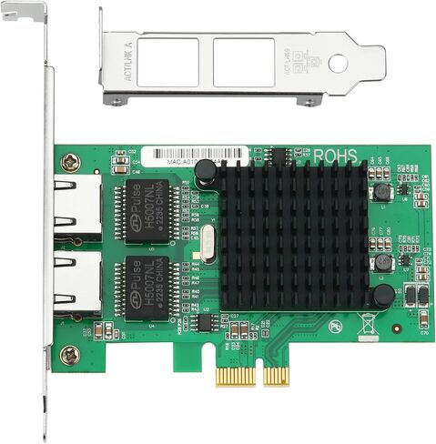 PCIe Network Card, 10Gb Ethernet Network Adapter, PCI Express X8, SFP+ Port Adapter Converter, with Intel 82599EN Chip for Windows/Windows Server/Linux, Compare to Intel X520-DA1 in Kuwait
