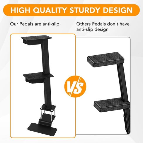 Heavy Duty Boat Trailer Step Ladder – 3-Step with Handle, Non-Slip Surface, Fit for Trailer Tongue, 460 Lbs Load Capacity in Saudi Arabia