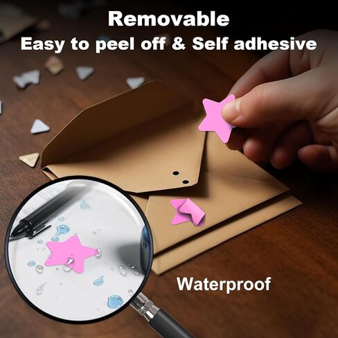 Silver Star Stickers Roll 1.5 Inch Self Adhesive Stars Labels Waterproof Removable for Children Teacher Business 500 PCS in Saudi Arabia