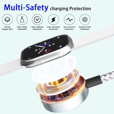 Retractable Multi Charging Cable - 3A [2Pack 3ft] 3 in 1 Fast Charger Cord with Lightning/Type C/Micro USB Ports, Retractable Car Charger for iPhone, iPad, Samsung, Tablets More(Charging Only) in Saudi Arabia